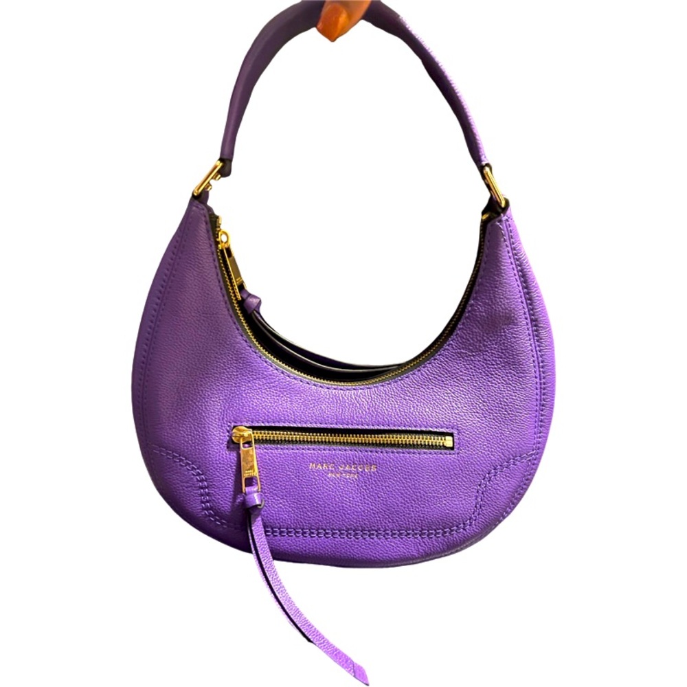 Marc Jacobs Heliotrope Small Crescent Shoulder Bag